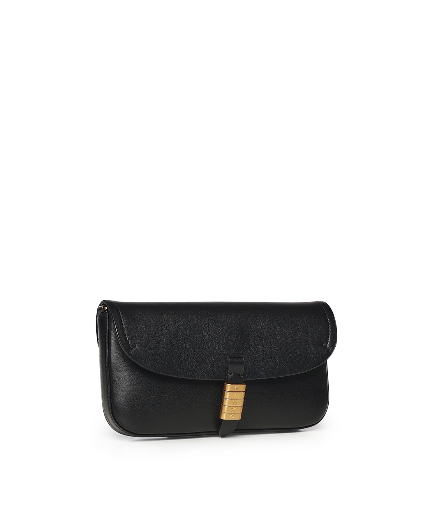 Borsa a spalla media Saddle Flat in pelle 105349 A1ZXZ99Q PINKO 
