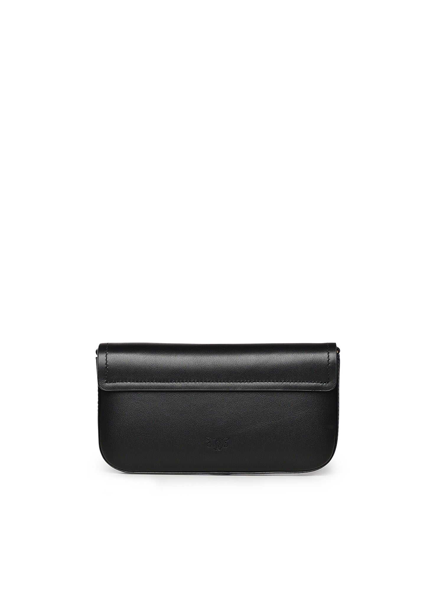 Borsa a spalla media Saddle Flat in pelle 105349 A1ZXZ99Q PINKO 