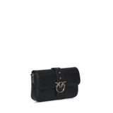 Borsa a spalla Baby Love Bag One Slouchy in pelle 105353 A0QOZ99O PINKO 