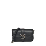 Borsa a spalla Baby Love Bag One Slouchy in pelle 105353 A0QOZ99O PINKO 