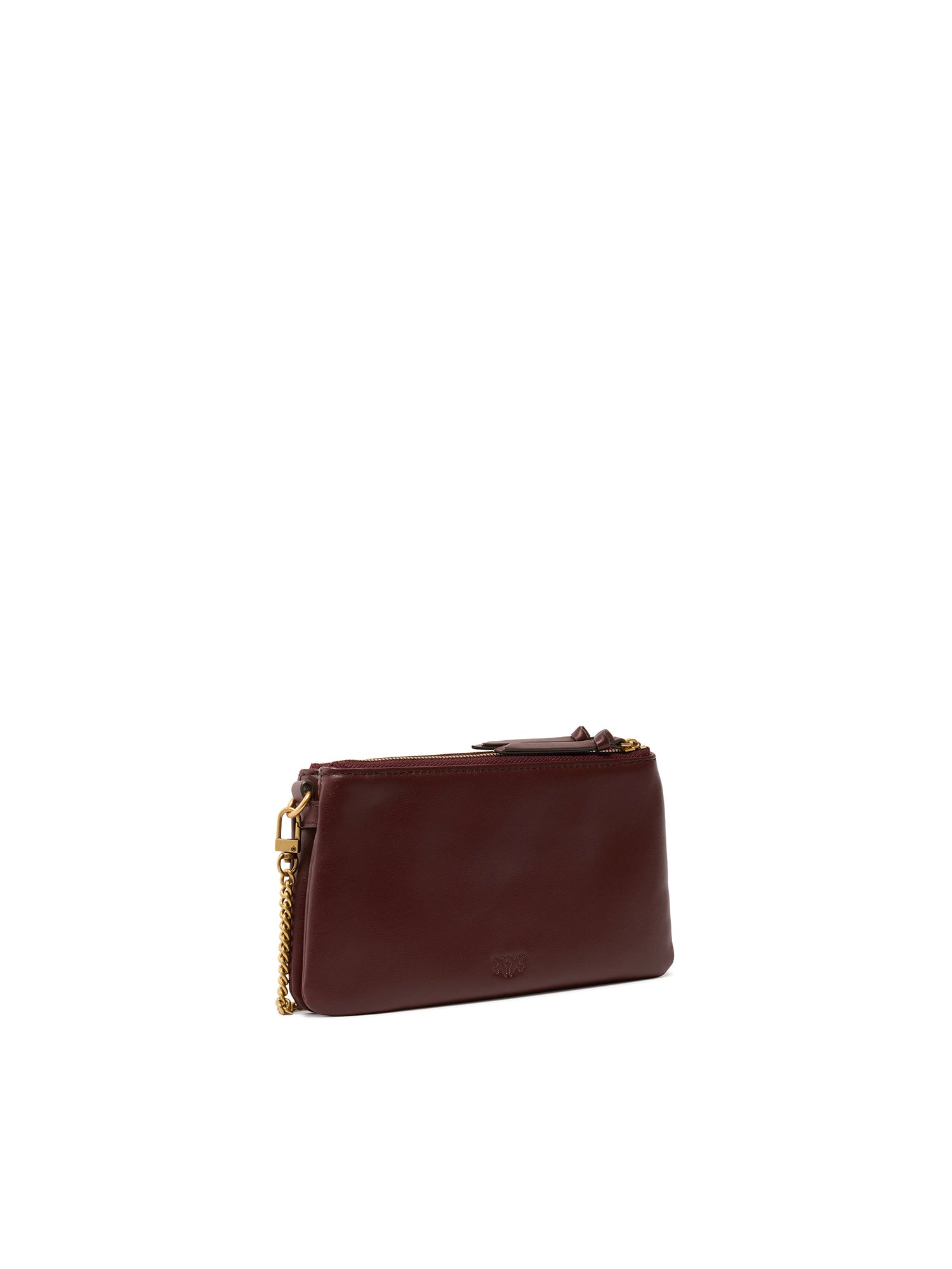 Borsa a tracolla Mini Double Bag in pelle 105359 A0QOR49Q PINKO 