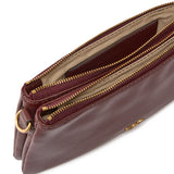 Borsa a tracolla Mini Double Bag in pelle 105359 A0QOR49Q PINKO 