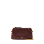Borsa a tracolla Mini Double Bag in pelle 105359 A0QOR49Q PINKO 