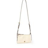 Borsa a tracolla Mini Double Bag in pelle 105359 A0QOZ15Q PINKO 