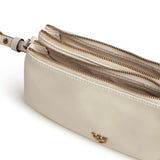 Borsa a tracolla Mini Double Bag in pelle 105359 A0QOZ15Q PINKO 