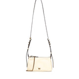 Borsa a tracolla Mini Double Bag in pelle 105359 A0QOZ15Q PINKO 