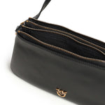 Borsa a tracolla Mini Double Bag in pelle 105359 A0QOZ99Q PINKO 