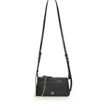 Borsa a tracolla Mini Double Bag in pelle 105359 A0QOZ99Q PINKO 