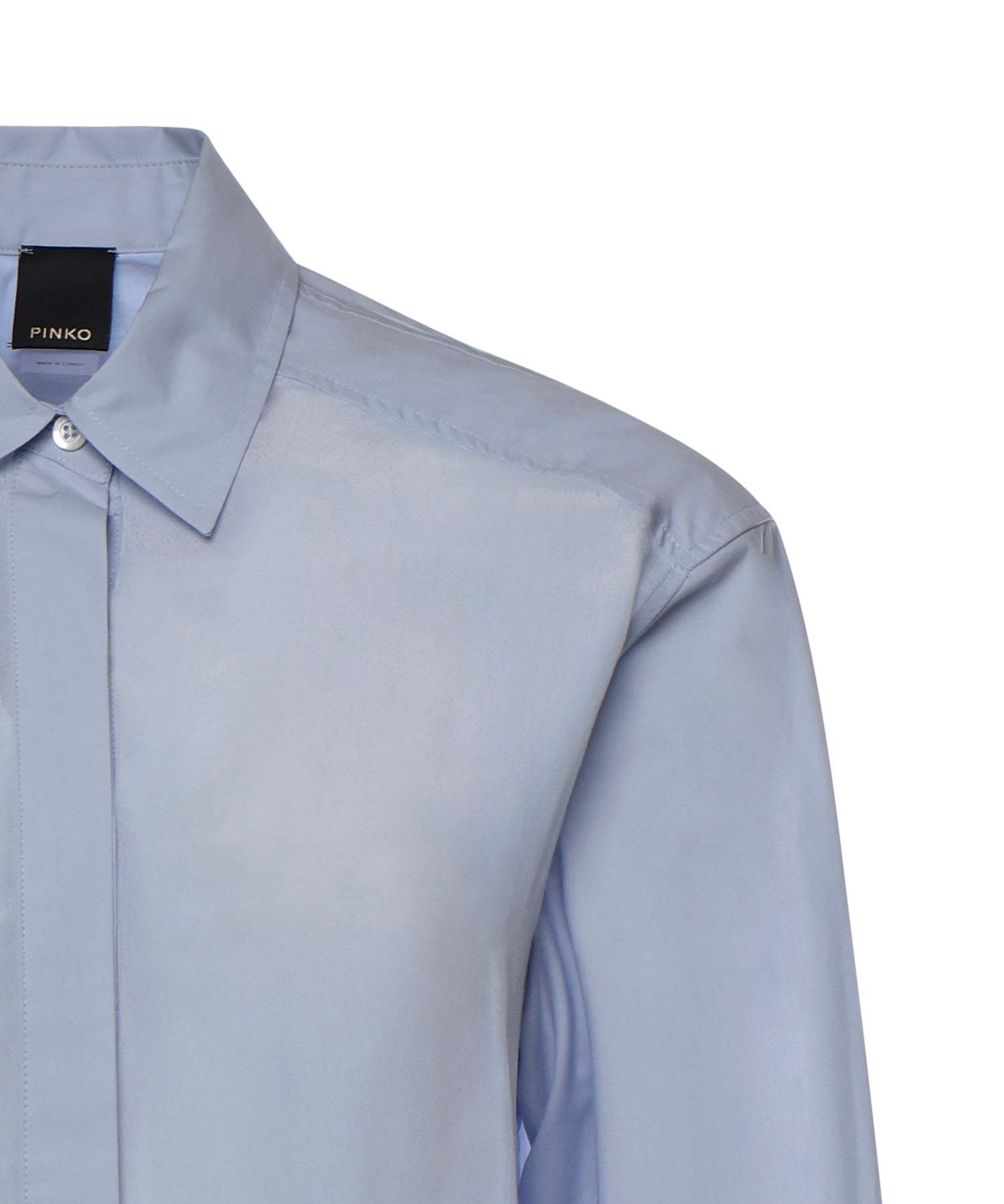 Camicia in popeline e crêpe 105434 A3DLG50 PINKO 