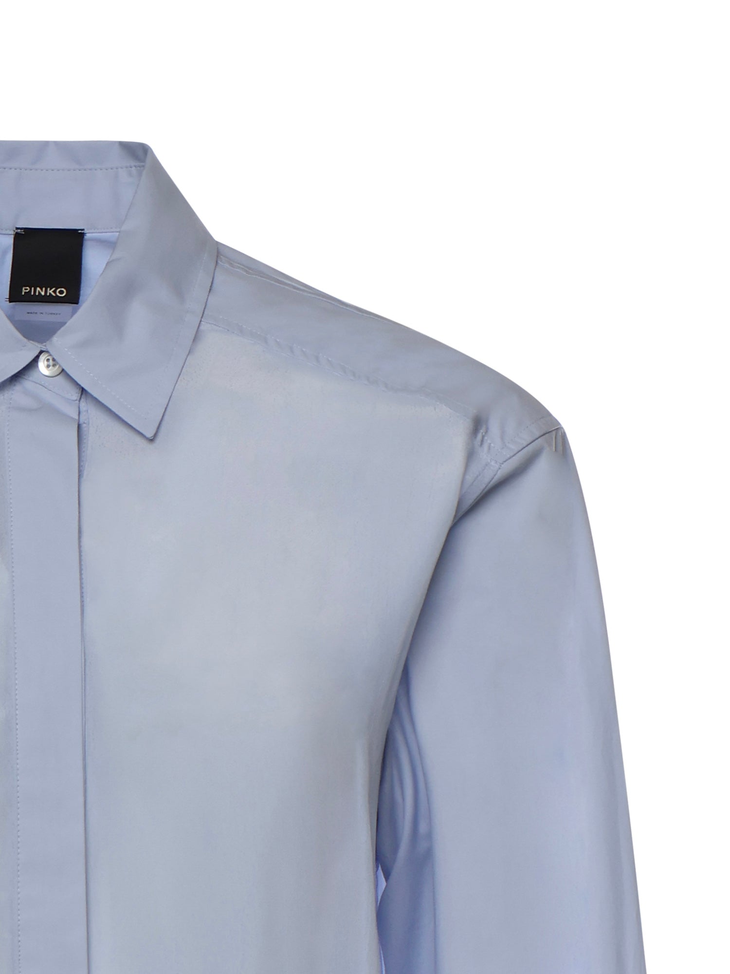 Camicia in popeline e crêpe 105434 A3DLG50 PINKO 
