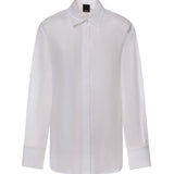 Camicia in popeline e crêpe 105434 A3DLZ04 PINKO 