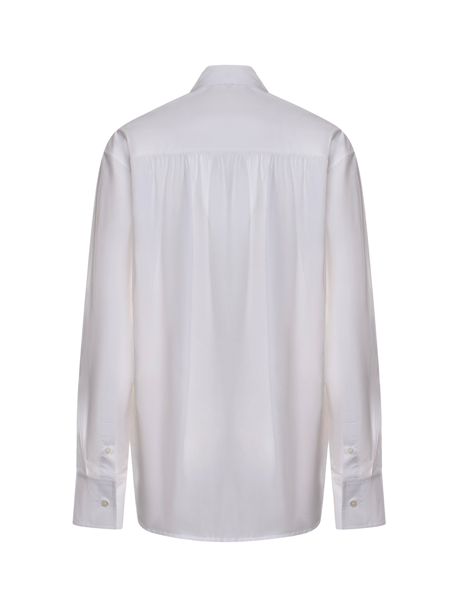 Camicia in popeline e crêpe 105434 A3DLZ04 PINKO 