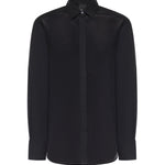 Camicia in popeline e crêpe 105434 A3DLZ99 PINKO 