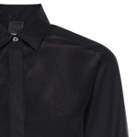 Camicia in popeline e crêpe 105434 A3DLZ99 PINKO 