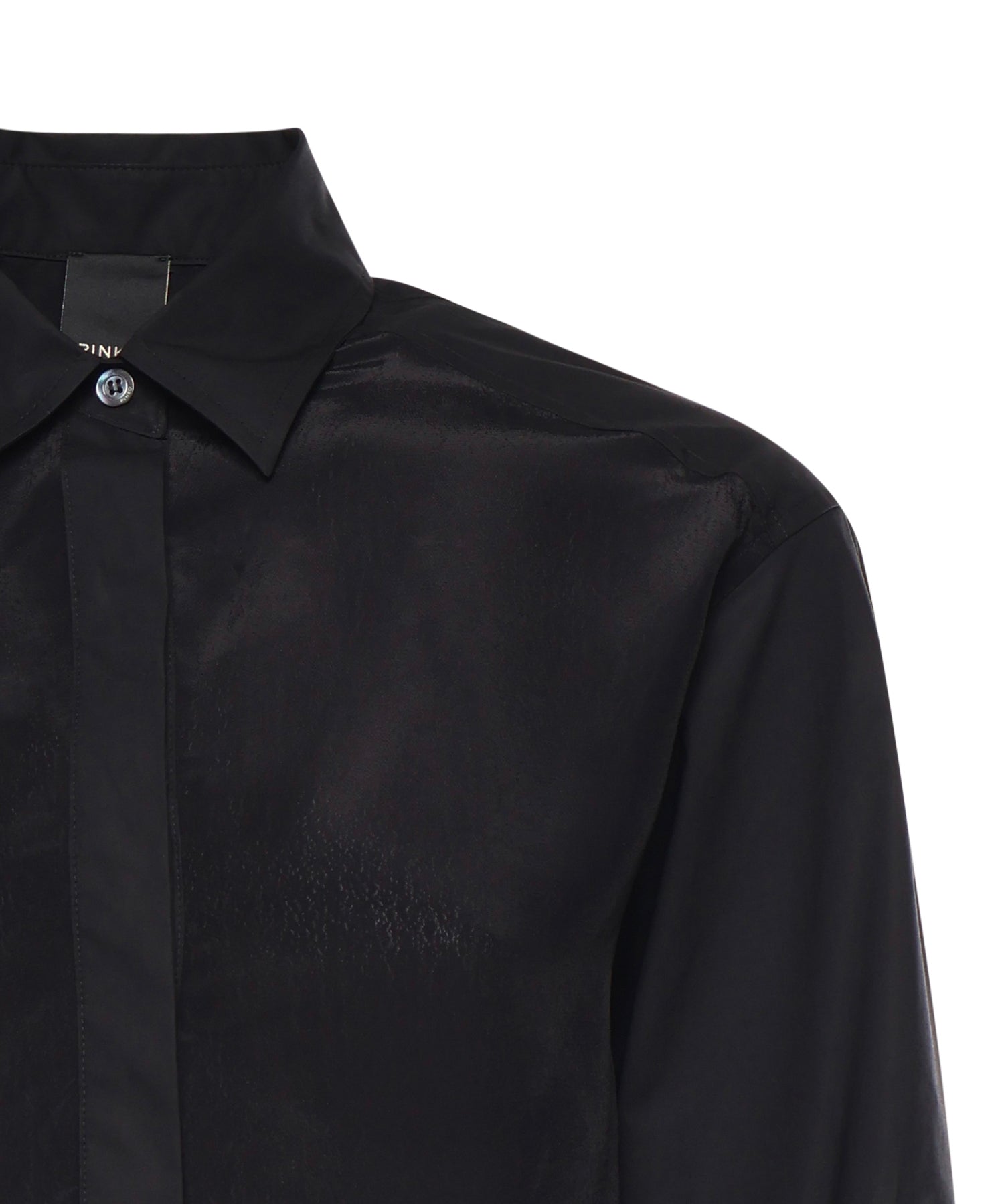 Camicia in popeline e crêpe 105434 A3DLZ99 PINKO 