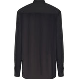 Camicia in popeline e crêpe 105434 A3DLZ99 PINKO 