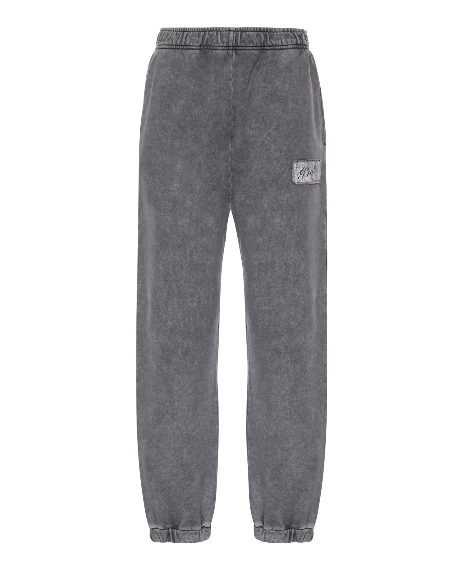 Pantaloni joggers in felpa con logo 105508 A33MK10 PINKO 