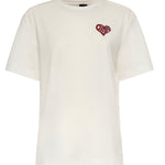 T-shirt con lettering Amore in strass 105526 A33IZR2 PINKO 