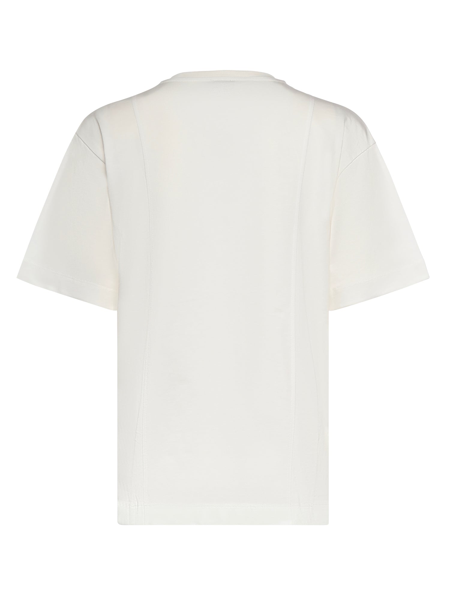 T-shirt con ricamo cuore in cotone 105665 A326Z05 PINKO 