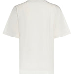 T-shirt con ricamo cuore in cotone 105665 A326Z05 PINKO 