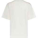 T-shirt con ricamo cuore in cotone 105665 A326Z05 PINKO 
