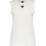 Tank top in jersey di cotone 105741 A326Z05 PINKO 