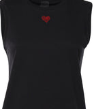 Tank top in jersey di cotone 105741 A326Z99 PINKO 