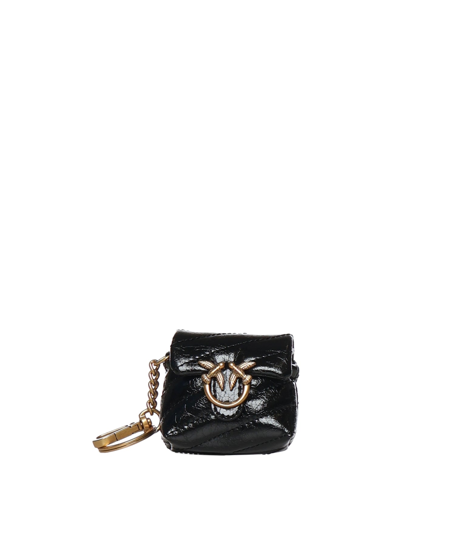 Custodia AirPods Love Bag Puff in pelle 105869 A37OZ99Q PINKO 