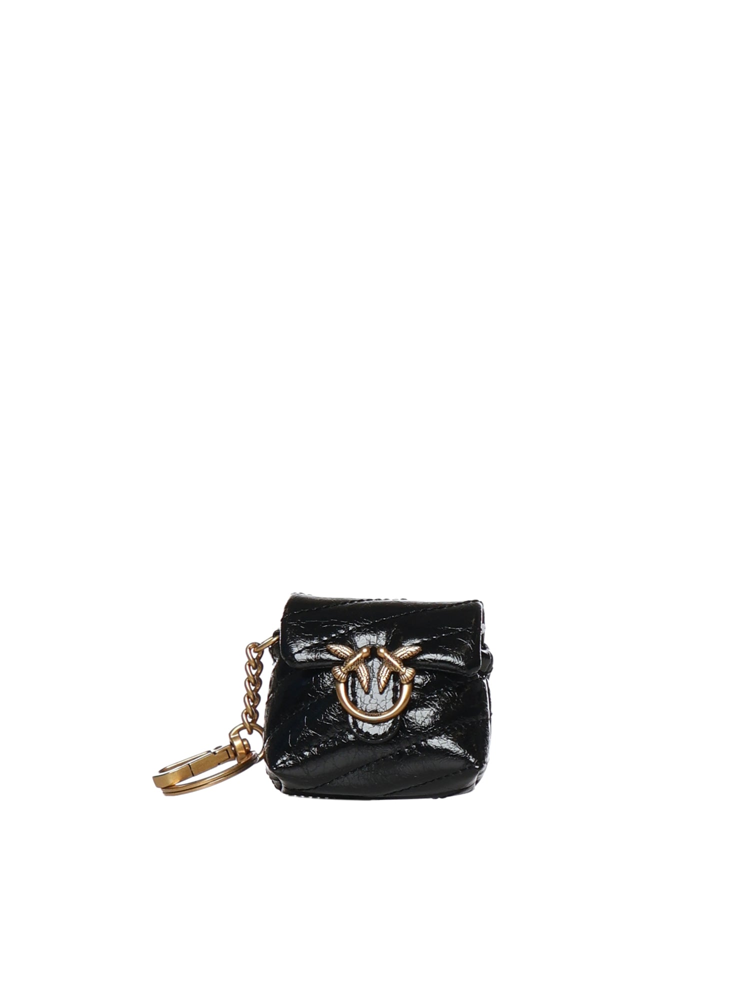 Custodia AirPods Love Bag Puff in pelle 105869 A37OZ99Q PINKO 