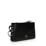 Borsa a tracolla Mini One, Two, Three Bag in pelle 105883 A0QOZ99Q PINKO 