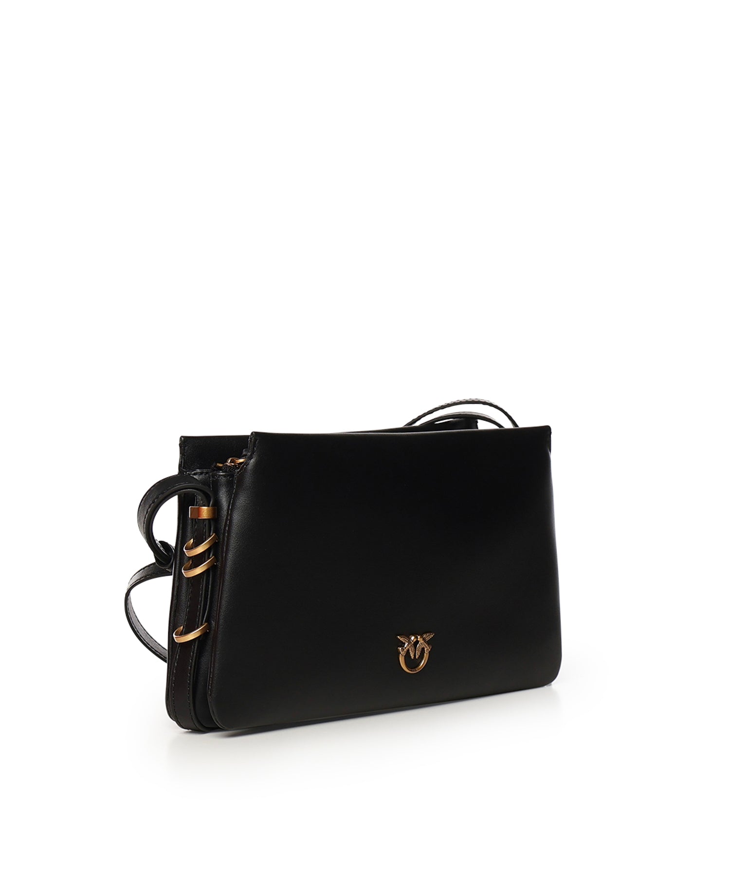 Borsa a tracolla Mini One, Two, Three Bag in pelle 105883 A0QOZ99Q PINKO 