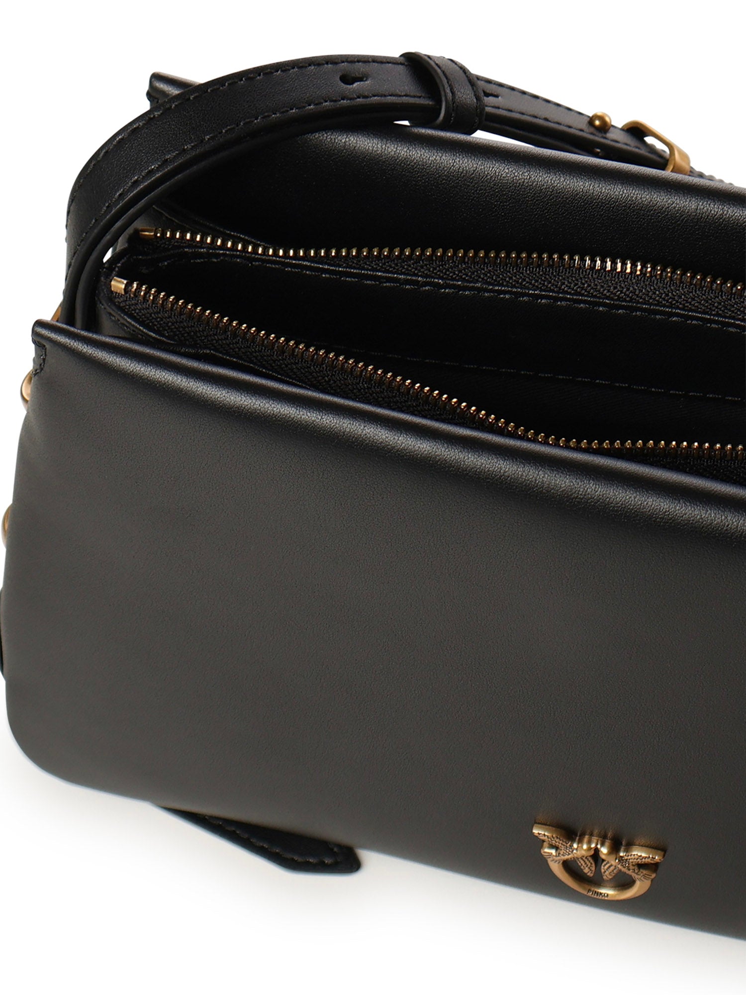 Borsa a tracolla Mini One, Two, Three Bag in pelle 105883 A0QOZ99Q PINKO 