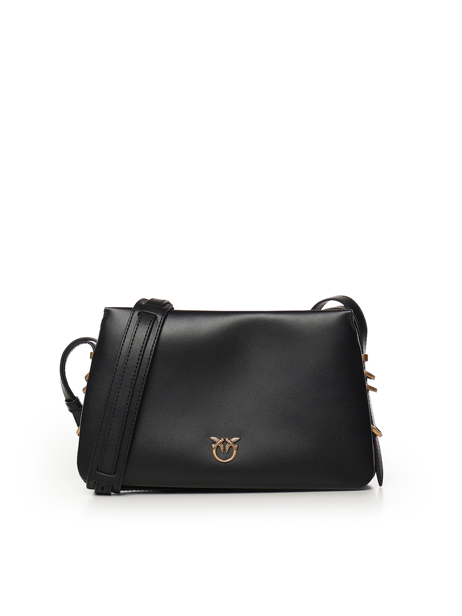 Borsa a tracolla Mini One, Two, Three Bag in pelle 105883 A0QOZ99Q PINKO 