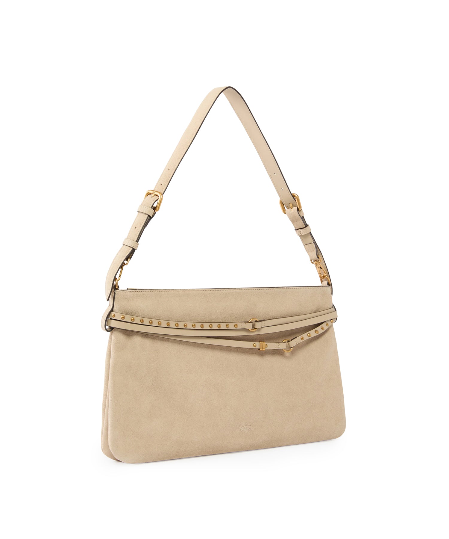 Borsa a spalla grande Belt Bag Big in suede 105903 A0F6C50Q PINKO 