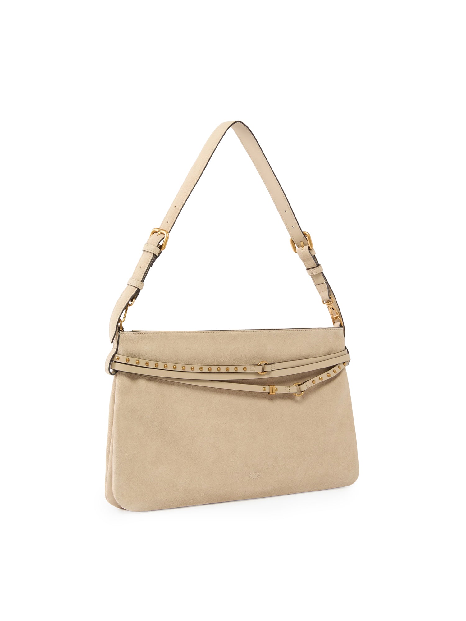 Borsa a spalla grande Belt Bag Big in suede 105903 A0F6C50Q PINKO 