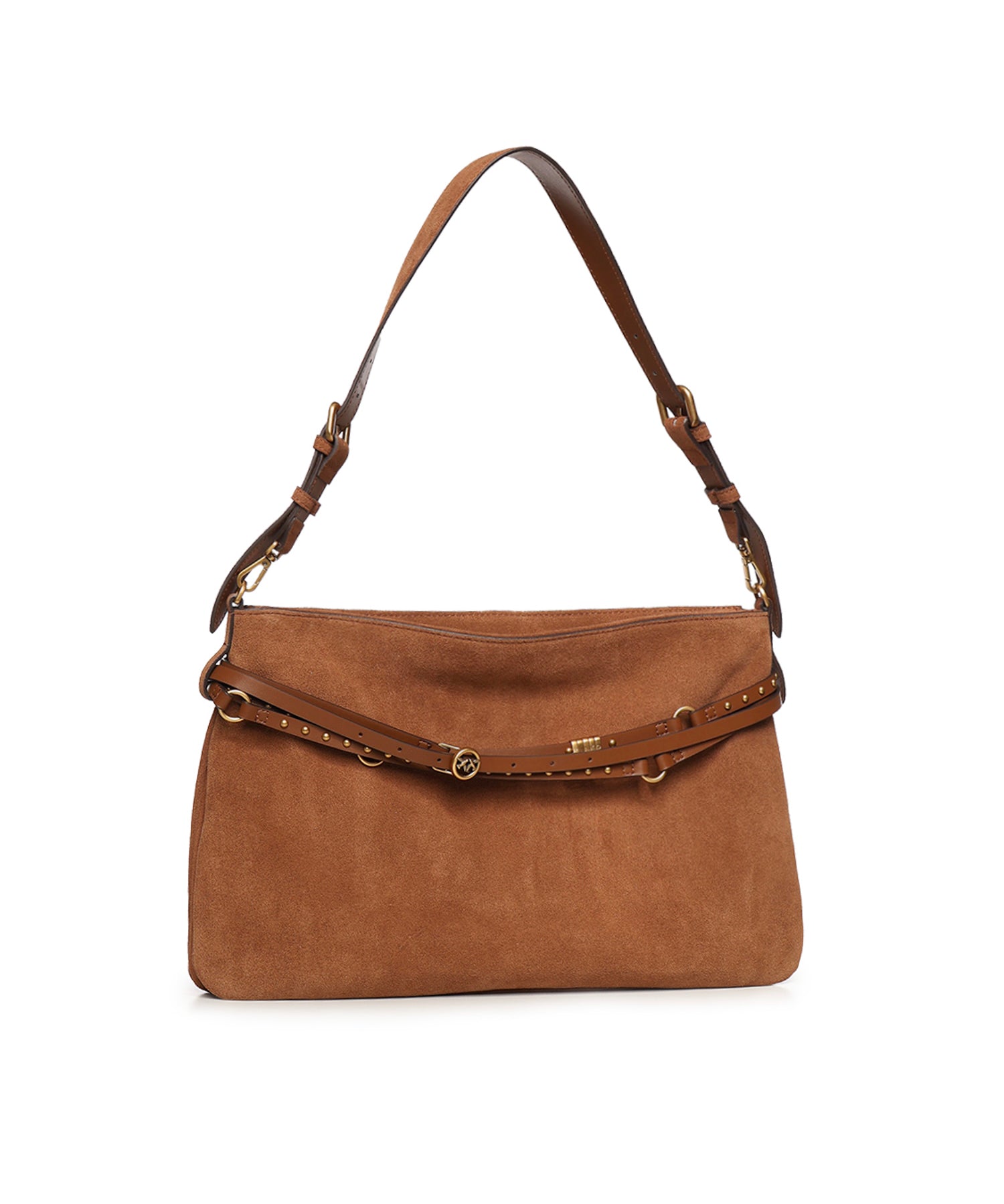 Borsa a spalla grande Belt Bag Big in suede 105903 A0F6L17Q PINKO 