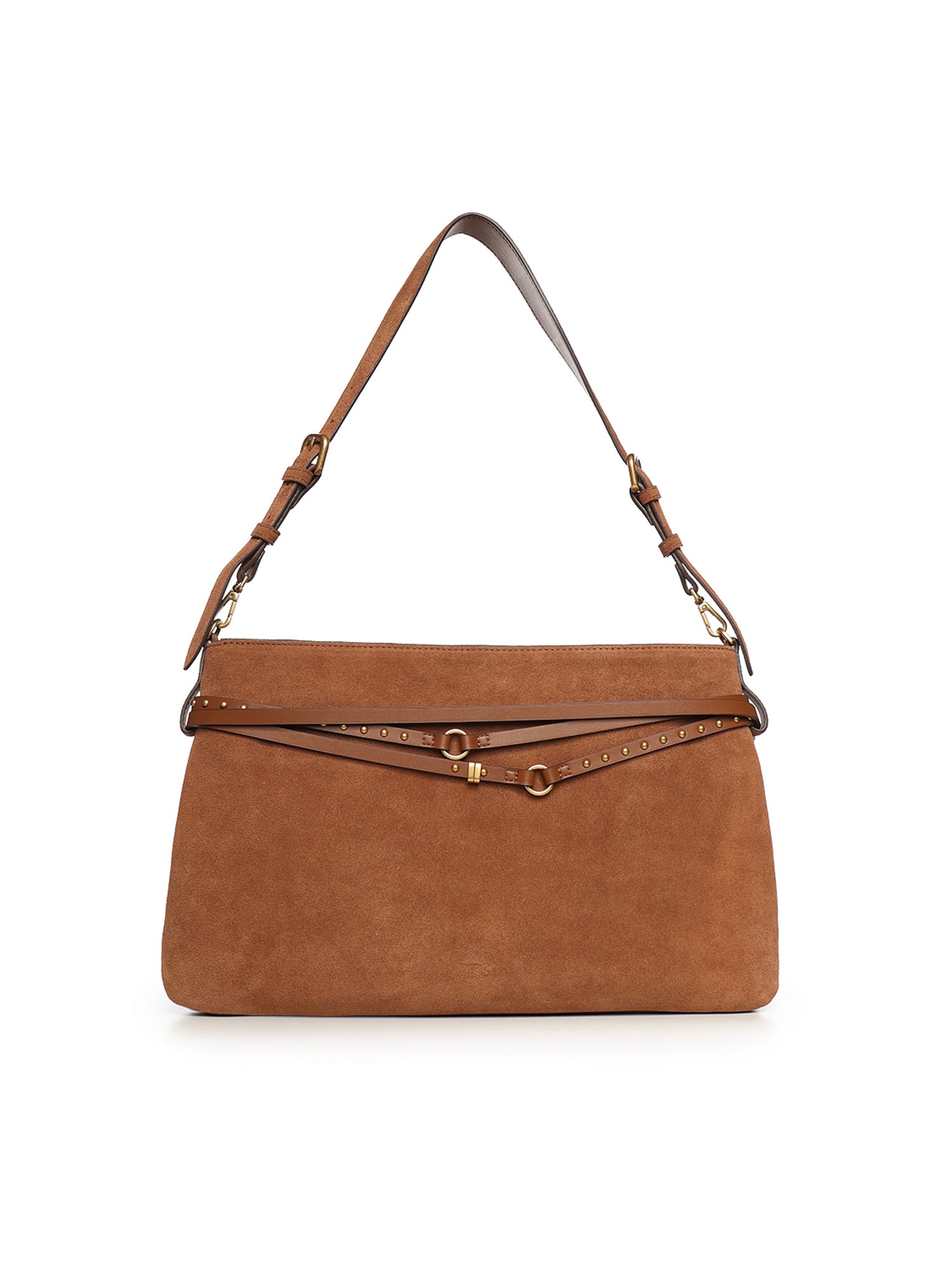 Borsa a spalla grande Belt Bag Big in suede 105903 A0F6L17Q PINKO 