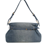 Borsa a spalla grande Belt Bag Big in denim 105903 A31GPJDQ PINKO 