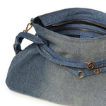 Borsa a spalla grande Belt Bag Big in denim 105903 A31GPJDQ PINKO 