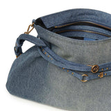 Borsa a spalla grande Belt Bag Big in denim 105903 A31GPJDQ PINKO 