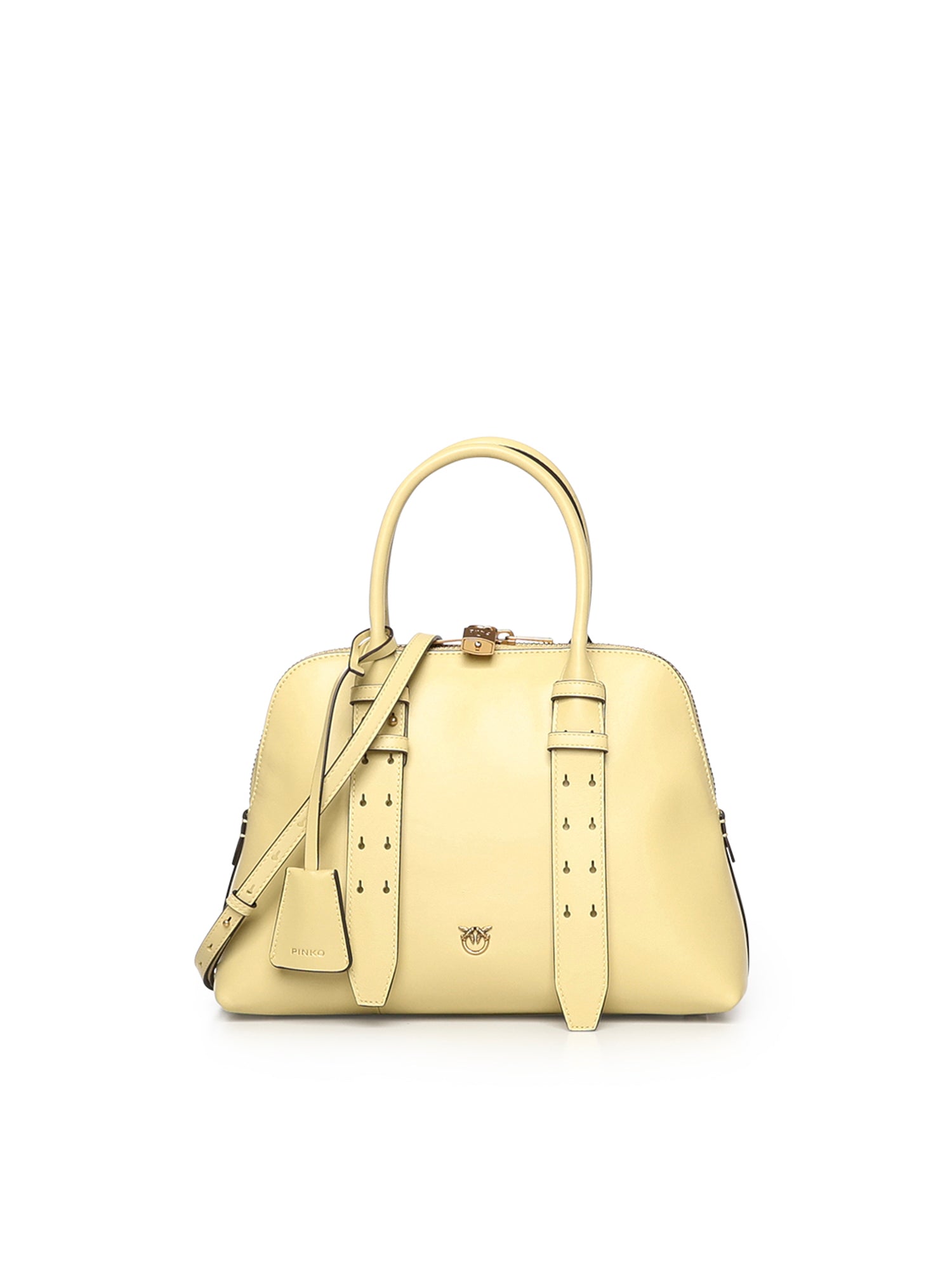 Borsa a mano media Escape Bag in pelle 105906 A0QOC39Q PINKO 