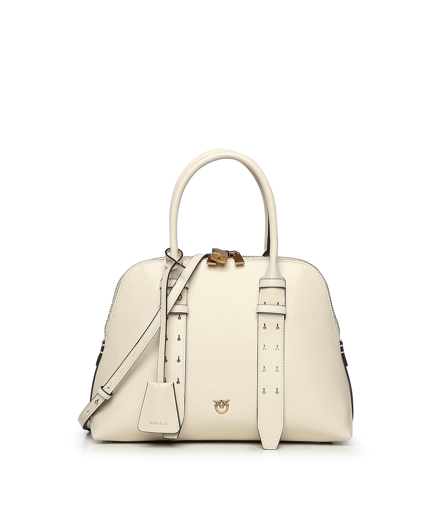 Borsa a mano media Escape Bag in pelle 105906 A0QOZ14Q PINKO 