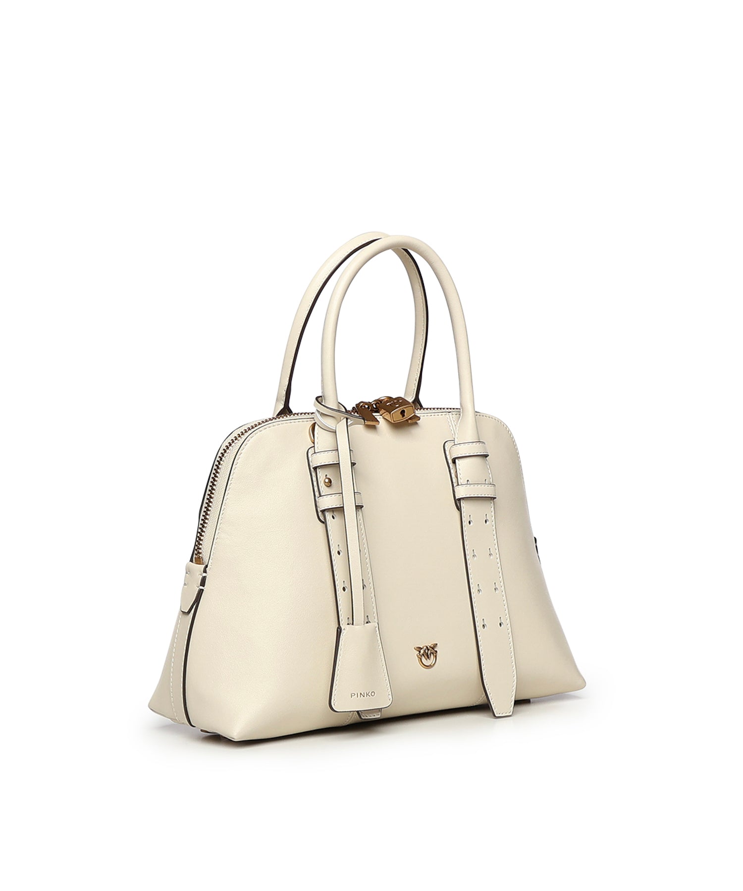 Borsa a mano media Escape Bag in pelle 105906 A0QOZ14Q PINKO 