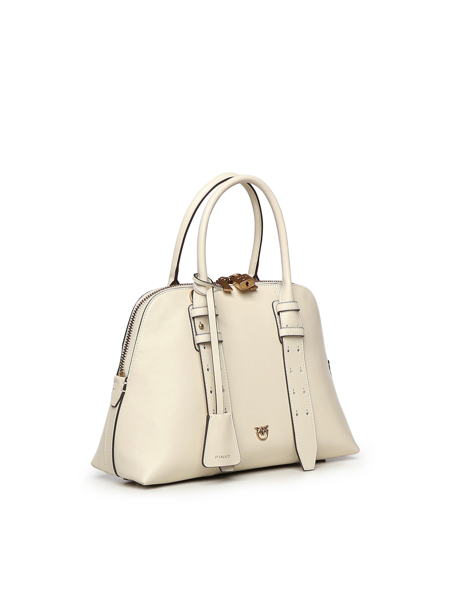 Borsa a mano media Escape Bag in pelle 105906 A0QOZ14Q PINKO 