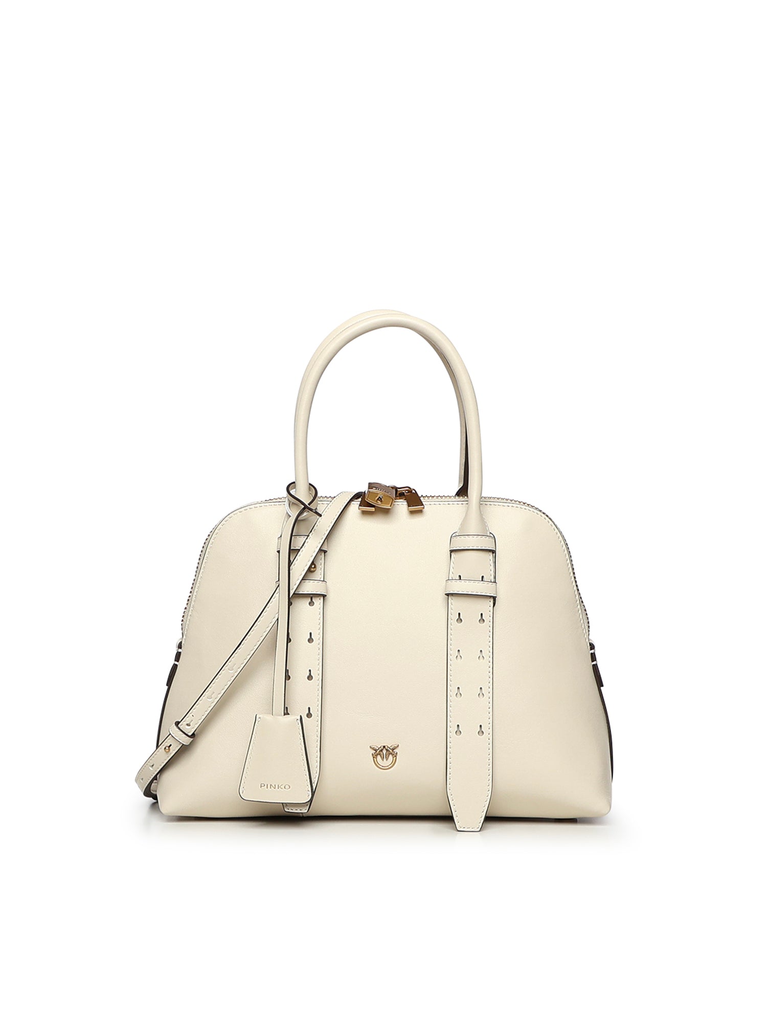 Borsa a mano media Escape Bag in pelle 105906 A0QOZ14Q PINKO 