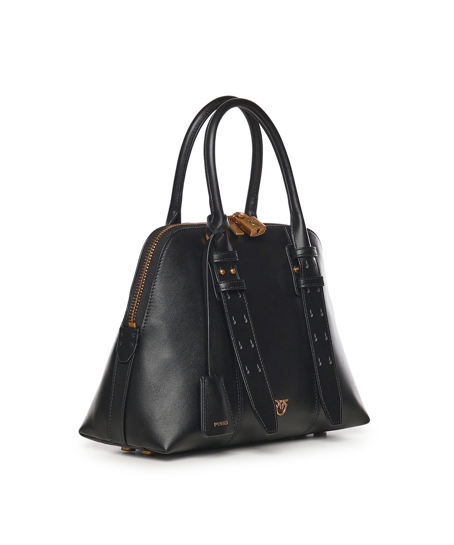Borsa a mano media Escape Bag in pelle 105906 A0QOZ99Q PINKO 