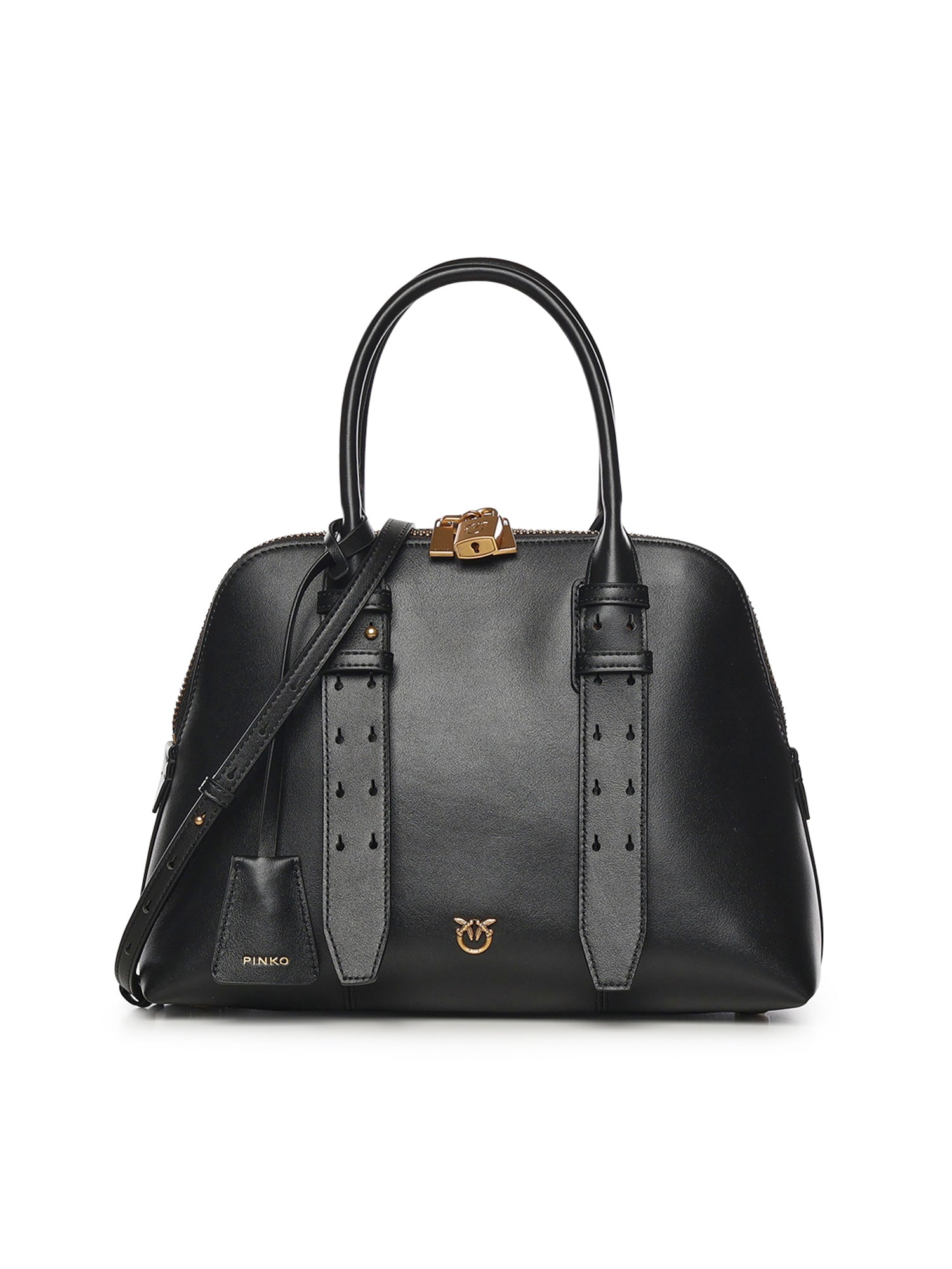 Borsa a mano media Escape Bag in pelle 105906 A0QOZ99Q PINKO 