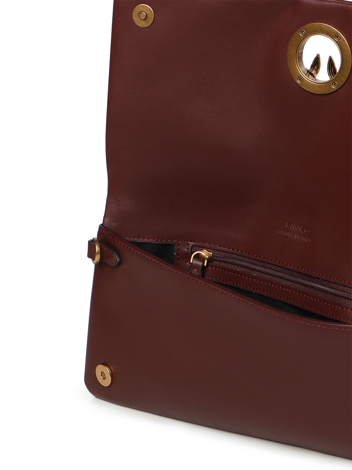 Pochette Love Bag Click Soft Horizontal in pelle 106022 A0QOR49Q PINKO 