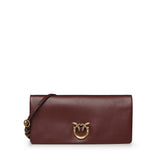 Pochette Love Bag Click Soft Horizontal in pelle 106022 A0QOR49Q PINKO 