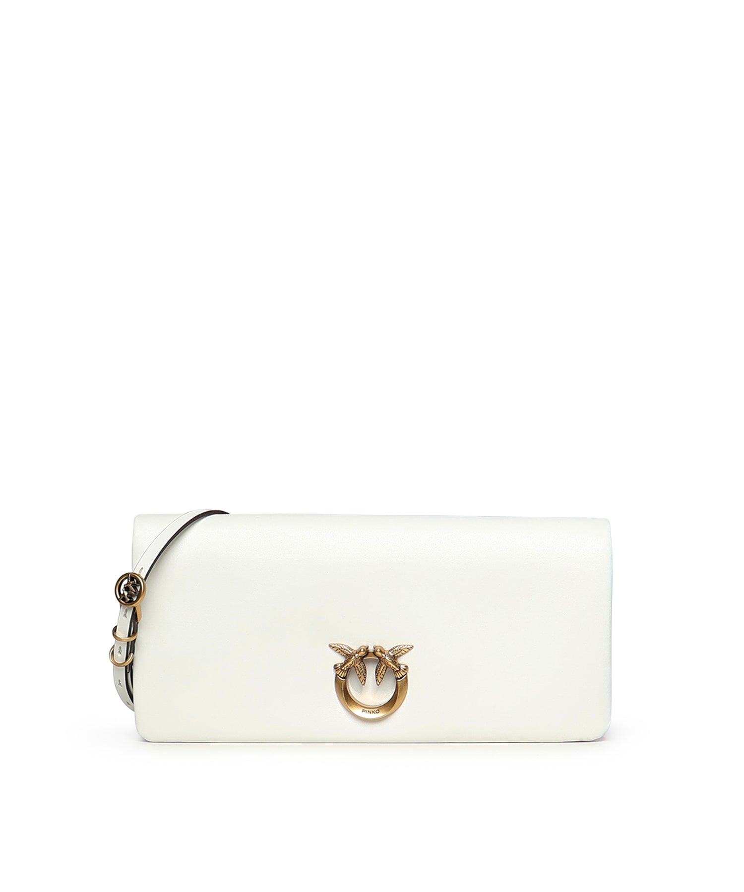Pochette Love Bag Click Soft Horizontal in pelle 106022 A0QOZ15Q PINKO 